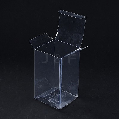 Rectangle Transparent Plastic PVC Box Gift Packaging CON-F013-01H-1