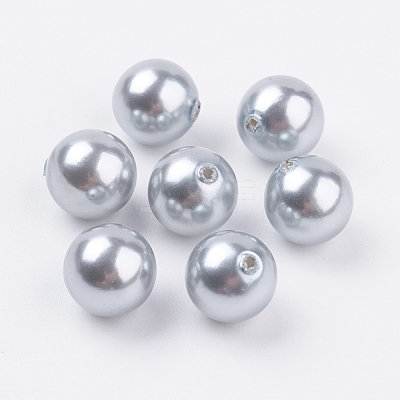 Shell Pearl Half Drilled Beads BSHE-G016-10mm-04-1