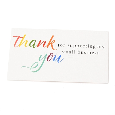 Thank You for Supporting My Small Business Card DIY-L051-013B-1