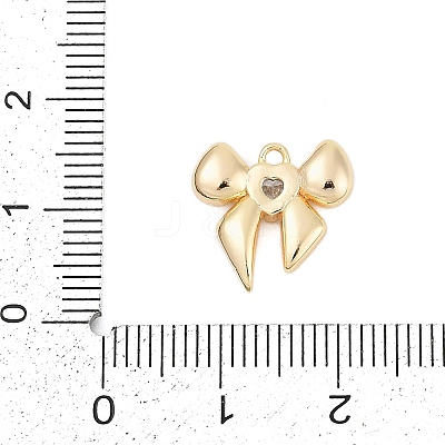 Brass Micro Pave Cubic Zirconia Pendants ZIRC-P122-05B-G01-1