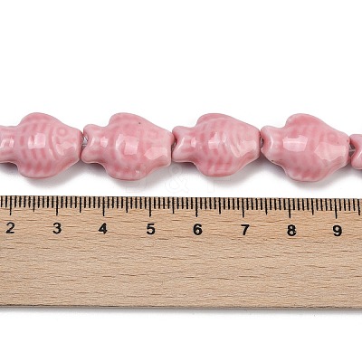 Handmade Porcelain Beads Strands PORC-P030-01A-08-1