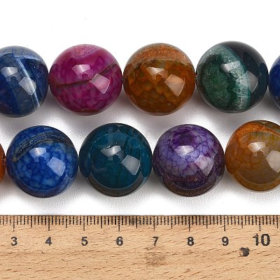 Natural Dragon Veins Agate Beads Strands GG-L001-L01-02-1
