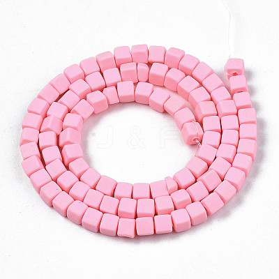 Handmade Polymer Clay Beads Strands X-CLAY-N008-061-08-1