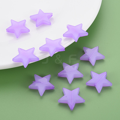 Imitation Jelly Acrylic Beads MACR-S373-90-E04-1