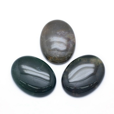 Natural Indian Agate Cabochons G-P393-I12-1