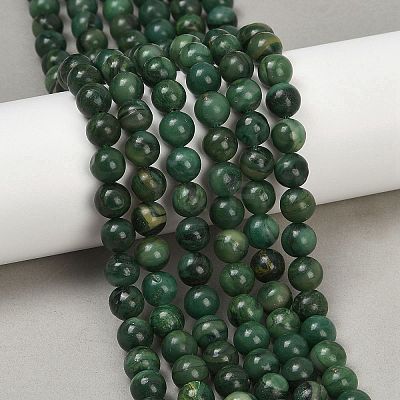 Natural African Jade Beads Strands G-K091-4mm-1