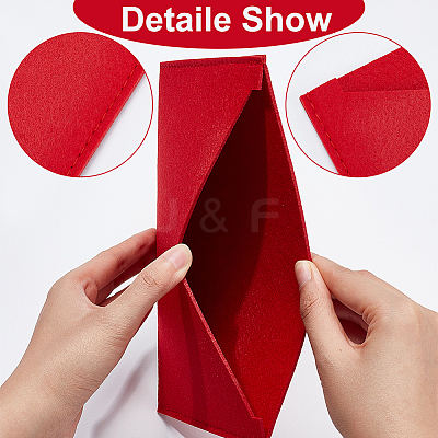 3Pcs 3 Style Wool Felt Envelope Purse Insert Organizer FIND-WR0006-70C-1
