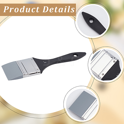1Pc Silicone Brushes with Wooden Handle AJEW-GF0012-92B-1