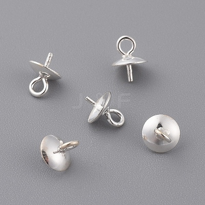 925 Sterling Silver Pendant Bails X-STER-E050-08S-1
