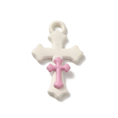 Spray Painted Aloy Pendant FIND-Z043-09D-1