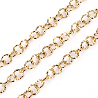 3.28 Feet PVD Vacuum Plating 304 Stainless Steel Cable Chains X-CHS-F007-04G-1