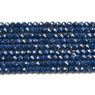 Cubic Zirconia Bead Strands ZIRC-P109-02A-02-1