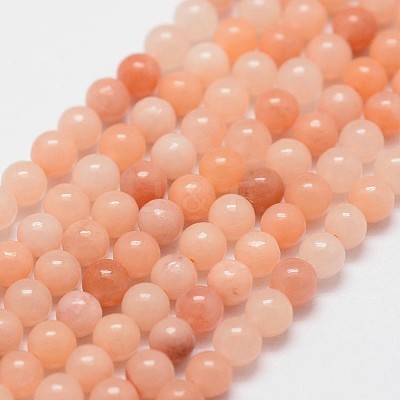 Natural Pink Aventurine Beads Strands G-N0185-04-3mm-1