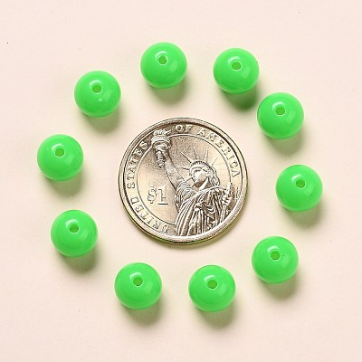 Fluorescent Acrylic Beads MACR-R517-10mm-07-1