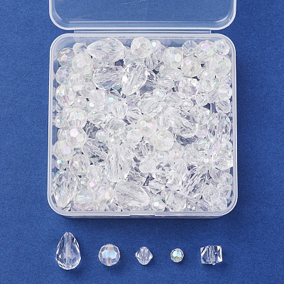 Transparent Acrylic Beads TACR-FS0001-42-1