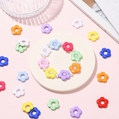 Opaque Acrylic Beads MACR-SP0002-06A-1