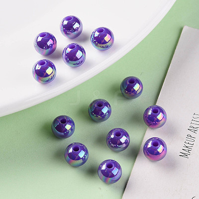 Opaque Acrylic Beads LS-MACR-S370-D8mm-31-1