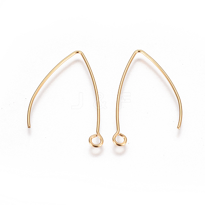 PVD Vacuum Plating 304 Stainless Steel Earring Hooks STAS-I120-23A-G-1