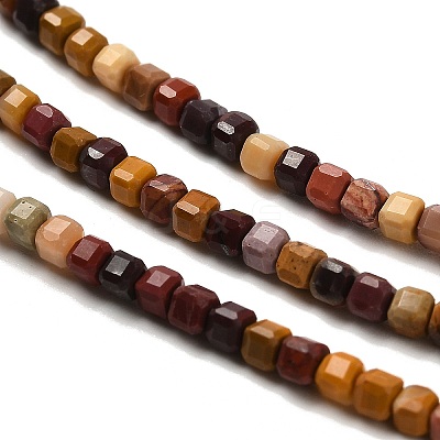Natural Mookaite Beads Strands G-B107-C03-01-1
