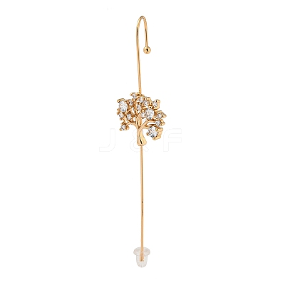 Rhinestone Stud Earring EJEW-G378-01B-1