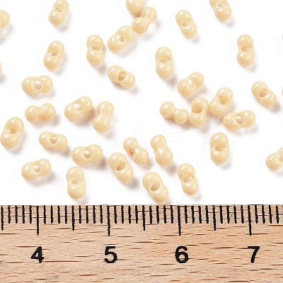 Baking Paint Glass Seed Beads SEED-A033-05G-1