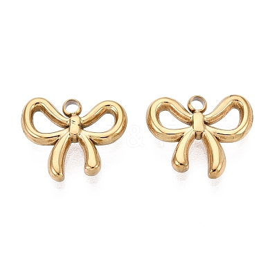 304 Stainless Steel Charms STAS-N125-25F-G-1