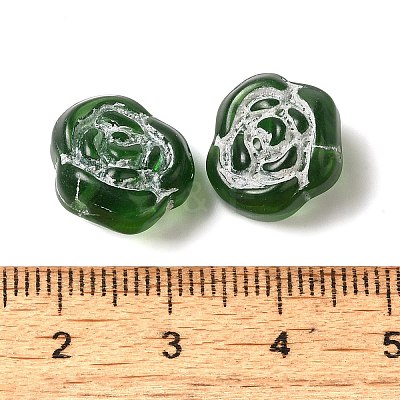 Transparent Lampwork Beads LAMP-P065-01A-15-1