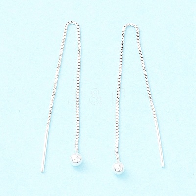 925 Sterling Silver Ear Thread STER-P047-09S-1