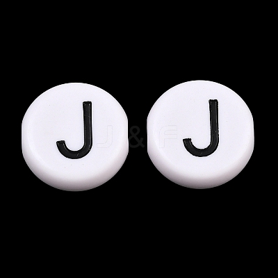 Opaque Acrylic European Beads AC-CBA3BDD-01J-1