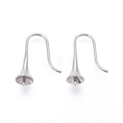 304 Stainless Steel Earring Hooks X-STAS-N108-30P-1