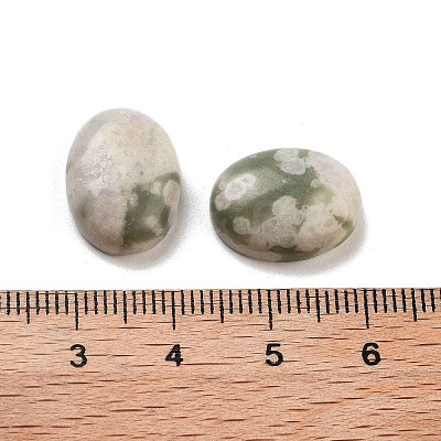 Natural Peace Jade Cabochons G-G145-01B-55-1