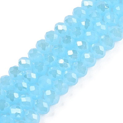 Electroplate Glass Beads Strands EGLA-A044-J6mm-A04-1