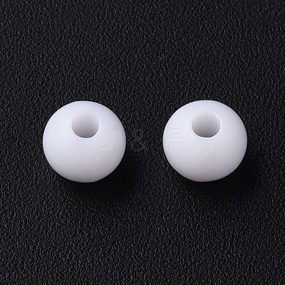 Opaque Acrylic Beads MACR-S370-C6mm-01-1