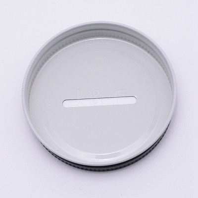 Tinplate Coin Slot Bank Lids FIND-WH0047-14D-1