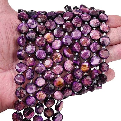 Natural Tiger Eye Beads Strands G-F812-C09-01D-1