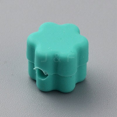 Flower Silicone Focal Beads SIL-TAC0008-10G-1