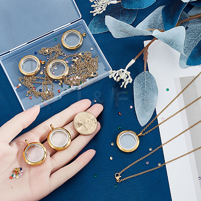 DIY Necklace Making Kits DIY-SP0007-36-1