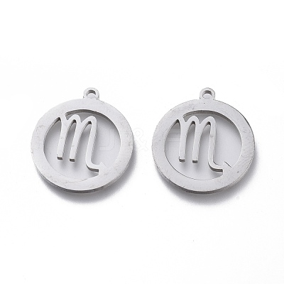 Non-Tarnish 304 Stainless Steel Pendants STAS-L249-002E-1