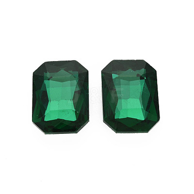 Pointed Back Glass Rhinestone Cabochons RGLA-T079-18x25mm-15-1