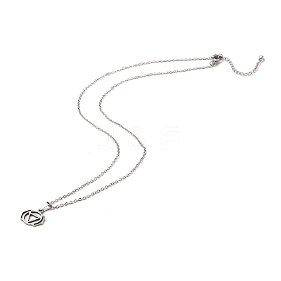Non-Tarnish Stainless Steel Pendants Necklaces NJEW-K267-01H-P-1