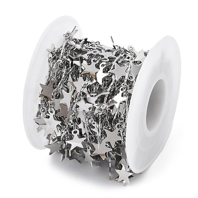 304 Stainless Steel Link Chains CHS-U002-05P-09-1