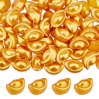 Resin Gold Ingot Mini Model DJEW-FH0001-43B-1