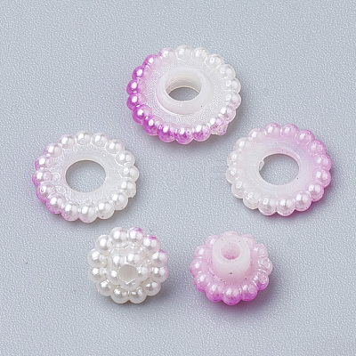 Imitation Pearl Acrylic Beads OACR-T004-10mm-12-1