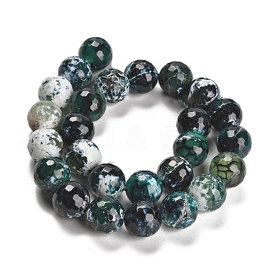 Natural Fire Crackle Agate Beads Strands G-L595-A02-01I-1