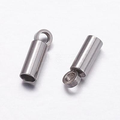 Tarnish Resistant 304 Stainless Steel Cord Ends STAS-P161-05-2mm-1