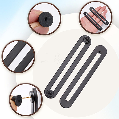 4Pcs 304 Stainless Steel & Brass Brooches JEWB-CP00002-1