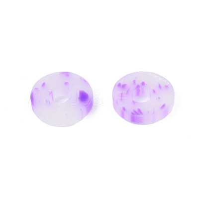 Handmade Polymer Clay Beads Strands CLAY-R089-6mm-162-1