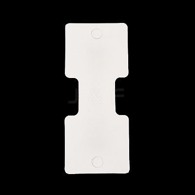 Fold Over Cardboard Paper Jewelry Display Cards for Necklace & Bracelet Storage CDIS-A006-10-1
