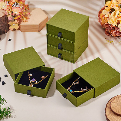 5Pcs Paper Jewelry Packing Drawer Boxes CON-TA0001-34C-1