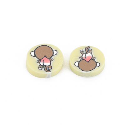 Handmade Polymer Clay Cabochons CLAY-N006-98-1